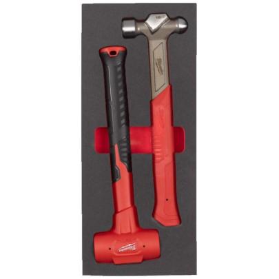 4932493254 - Moduł z młotkiem z bijakiem okrągłym i bezodrzutowym (2 szt.), wkładka piankowa