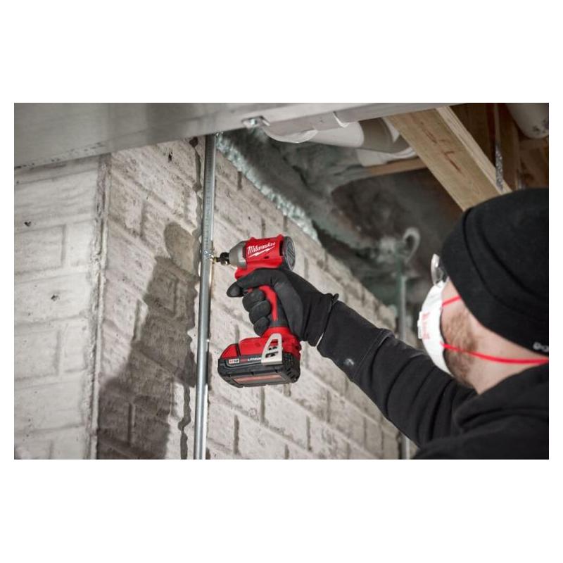 M18 BLIDR-0X - Compact brushless 1/4" HEX impact driver 18 V, in case, without equipment