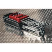 441.JV8GRPPB - Zestaw 8 kluczy oczkowo-płaskich długich, 8 - 19 mm