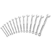 441.JV14GRPPB - Zestaw 14 kluczy oczkowo-płaskich długich, 7 - 22 mm