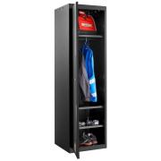 RWS2-A500PPBS - Szafa wysoka ROLL, 1 drzwi pełne, 3 półki, czarna