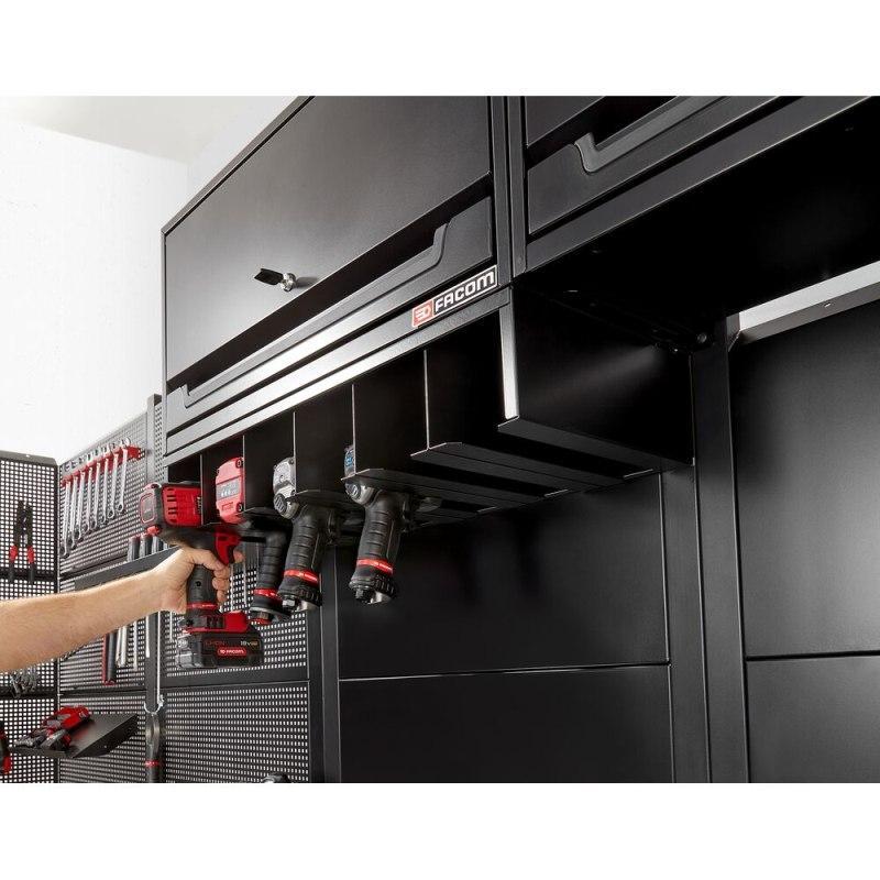 RWS2-POWRACKBS - Uchwyt ROLL na elektronarzędzia, czarny