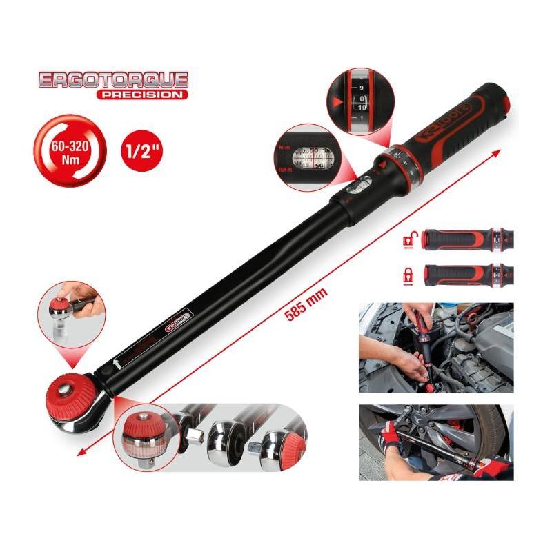 516.1472 - Klucz dynamometryczny ERGOTORQUE® precision 1/2", 60-320 Nm