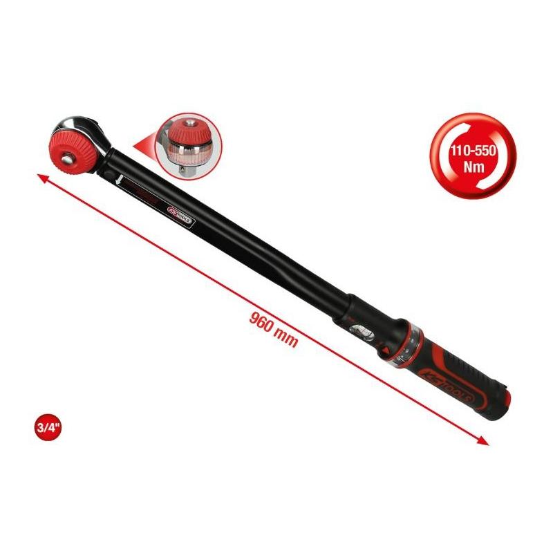 516.1490 - Klucz dynamometryczny ERGOTORQUE® precision 3/4", 110-550 Nm