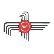 4932492693 - Zestaw kluczy trzpieniowych zagiętych, długich z kulką, Torx, T8 - T40 (9 szt.)