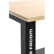 WB2.1500W - Stół warsztatowy 1,5 m - blat drewniany