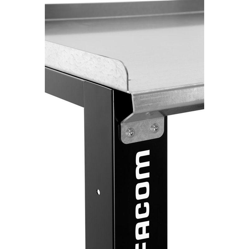 WB2.2000GS -  Workbench 2m galvanized steel worktop