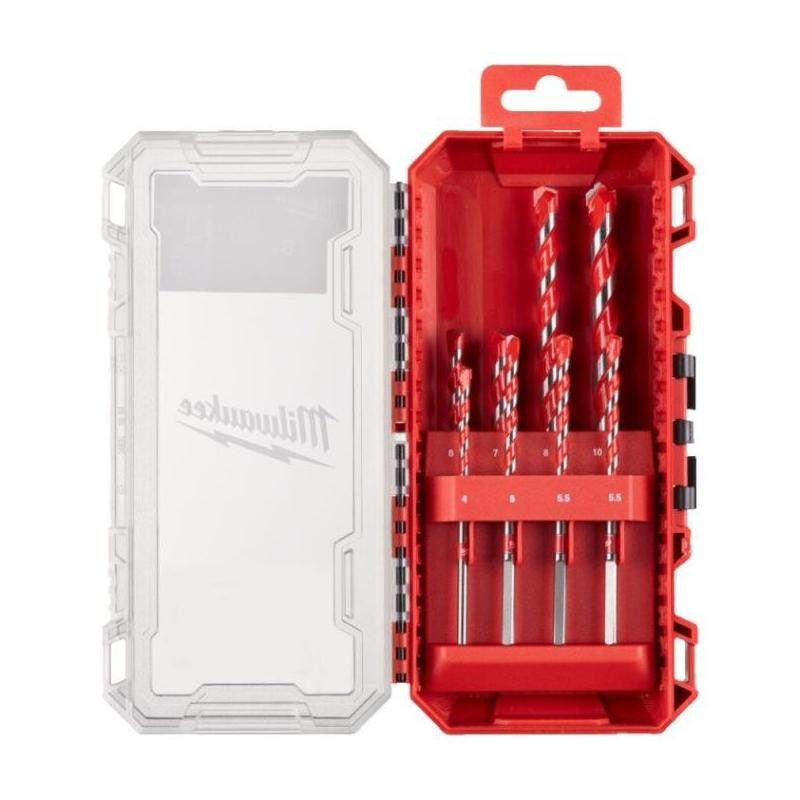 4932493882 - Zestaw wierteł udarowych Premium do betonu z uchwytem cylindrycznym, 4 - 10 mm (8 szt.)