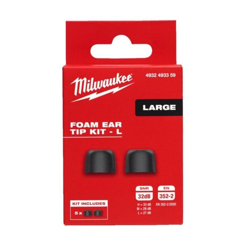 4932493359 - Wymienne końcówki piankowe z pamięcią kształtu L (5 par)