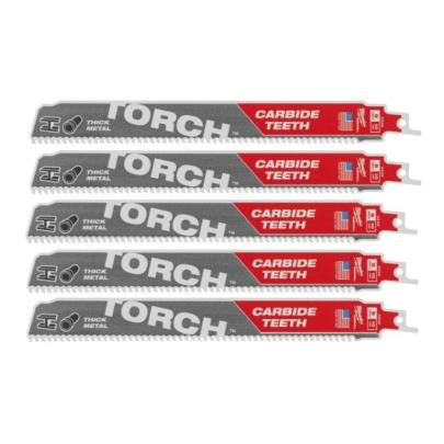 48005552 - Brzeszczot do metalu TCT TORCH z węglikiem, 230 mm 10 TPI (5 szt.)