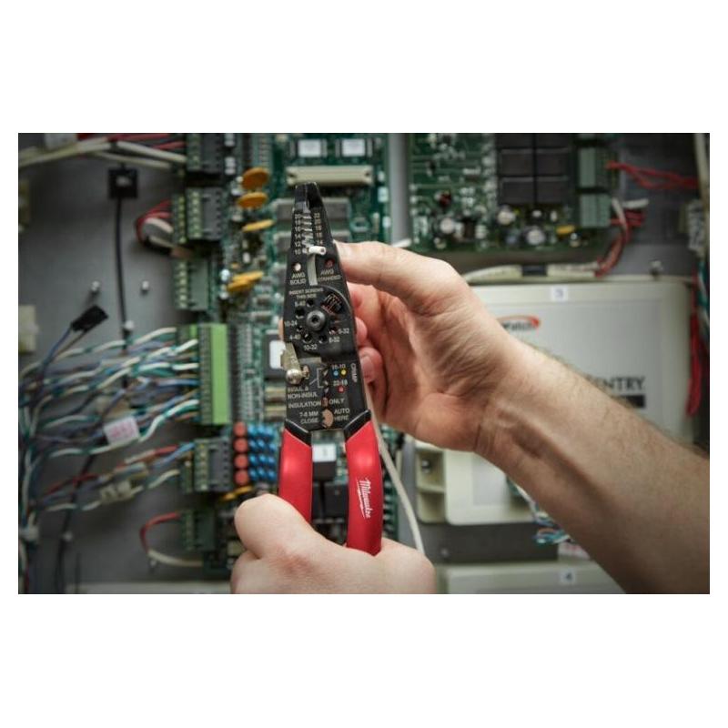4932493816 - Wielofunkcyjne szczypce do zdejmowania izolacji z praską, 0,75 - 6 mm²