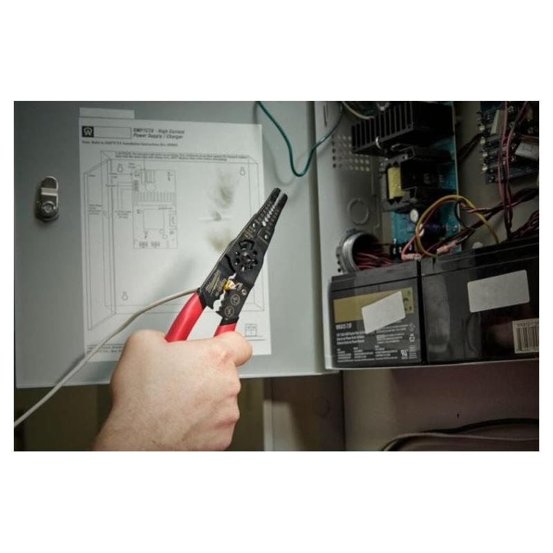 4932493816 - Wielofunkcyjne szczypce do zdejmowania izolacji z praską, 0,75 - 6 mm²