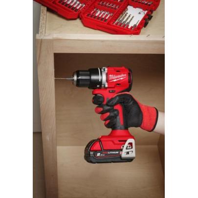 M18 BLDDRC-0X - Kompaktowa bezszczotkowa wiertarko-wkrętarka 60,5 Nm, 18 V, w walizce, bez wyposażenia