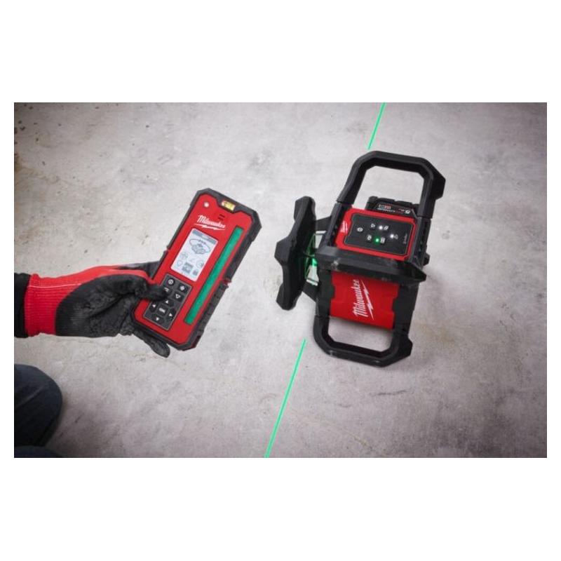 M18 RLOHVG300-501C - Niwelator laserowy 300m z zieloną wiązką, 18 V, 5.0 Ah, ONE-KEY™, w walizce, z akumulatorem i ładowarką