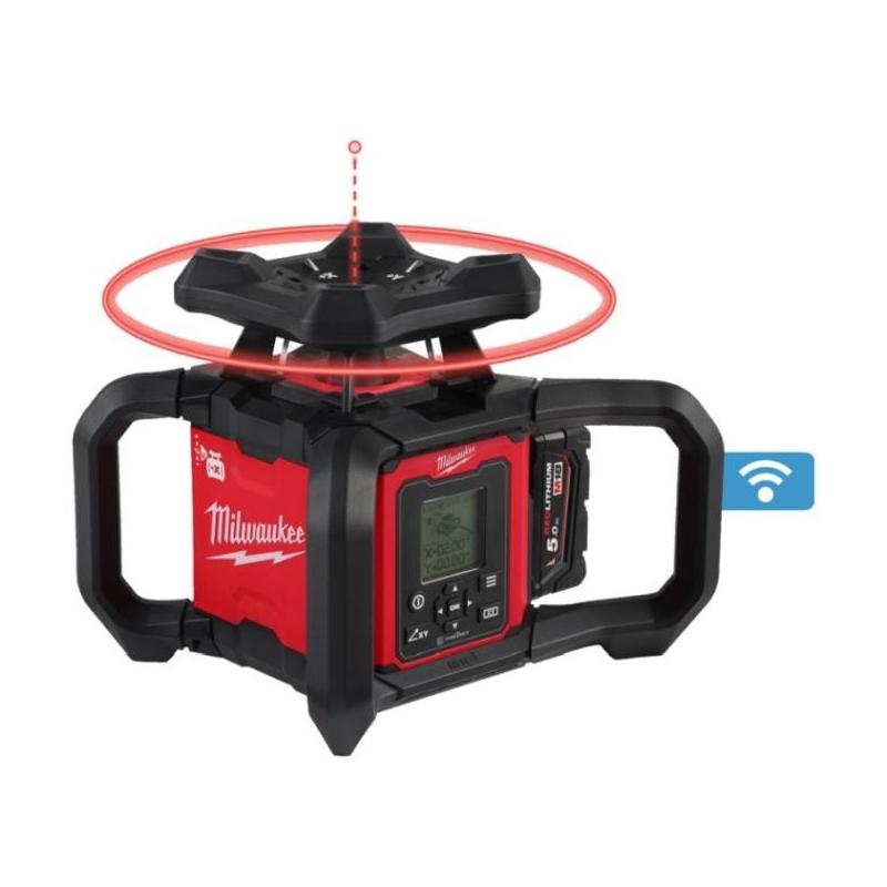 M18 RLOHV1200-501C - Niwelator laserowy 1200m, 18 V, 5.0 Ah, ONE-KEY™, w walizce, z akumulatorem i ładowarką