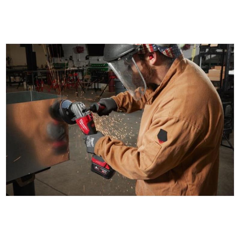 M18 FSAGSVO125X-502X - Szlifierka kątowa śr.125mm, 18V, 5.0Ah, ONE-KEY™, wł. łopatkowy, w walizce, z 2 akumulatorami i ładowarką