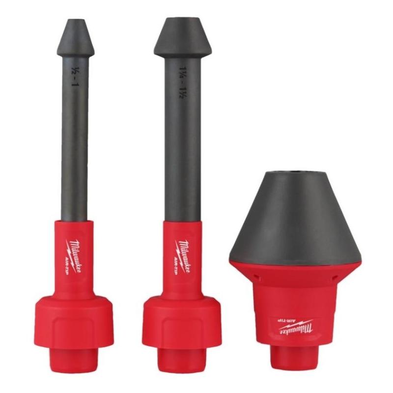 AT-9 -  Zestaw 3 dysz AIR-TIP™ z gumowymi zakończeniami do specjalnych zastosowań