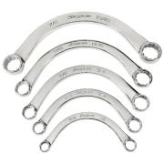 CX605 - Zestaw kluczy oczkowych wygiętych Flank Drive®, 7/16"x1/2" - 7/8"x15/16" (5 szt.)