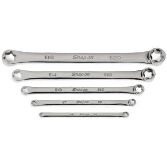 ETX705 - Zestaw kluczy oczkowych prostych TORX®, E5xE6 - E18xE20 (5 szt.)