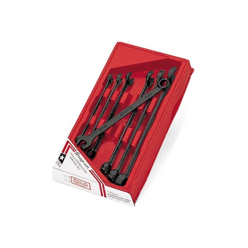 GOEX707B - Zestaw kluczy oczkowo-płaskich Flank Drive®, 3/8" - 3/4" (7 szt.)