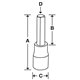 FAM11E - Nasadka trzpieniowa 3/8" do śrub 6-kątnych metrycznych, 11 mm