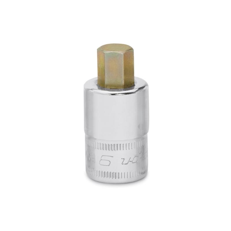 FAMXS9E - Nasadka trzpieniowa krótka 3/8" do śrub 6-kątnych metrycznych, 9 mm