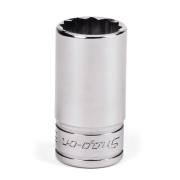 FDS201 - Nasadka 3/8" 12-kątna, Semi-Deep, calowa, 5/8"