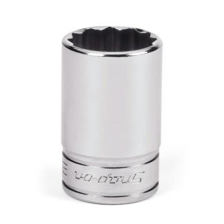 FDS221 - Nasadka 3/8" 12-kątna, Semi-Deep, calowa, 11/16"