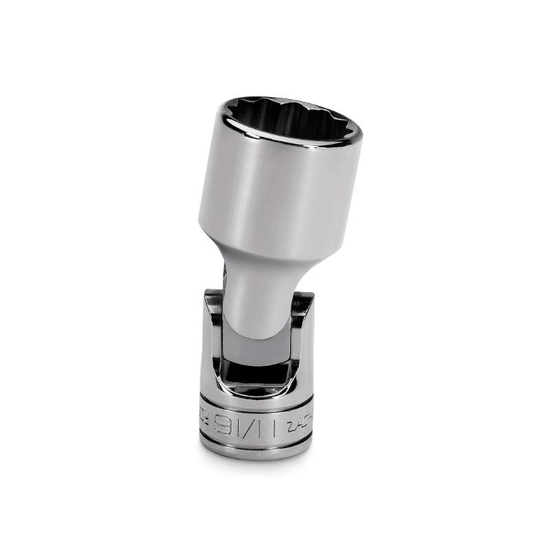 FDSU20 - Nasadka przegubowa długa 3/8" 12-kątna, calowa, 5/8"