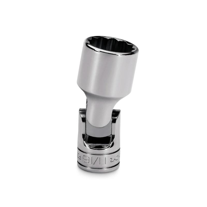 FDSU22 - Nasadka przegubowa długa 3/8" 12-kątna, calowa, 11/16"
