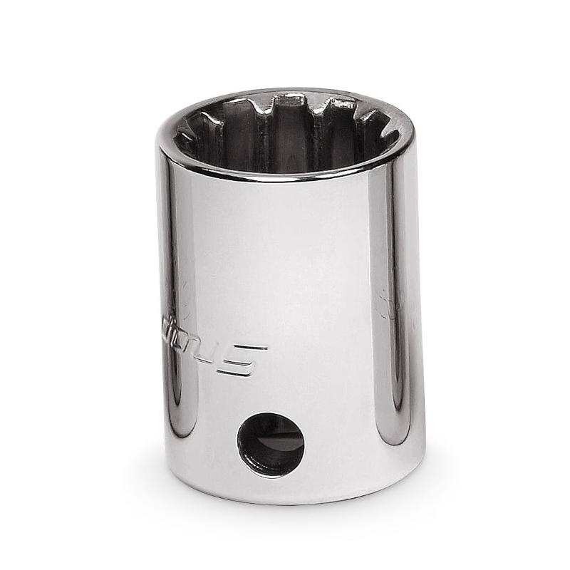 FES180B - Nasadka krótka 3/8" spline 18, 9/16"