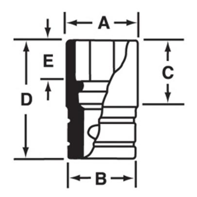 FESU160B - Nasadka przegubowa 3/8" spline 16, 1/2"