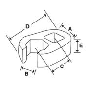 FRHM11 - Klucz pazurowy 3/8" 6-kątny, oczkowo-otwarty, Flank Drive®, 11 mm