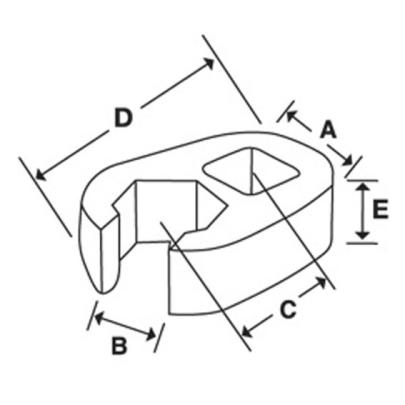 FRHM13 - Klucz pazurowy 3/8" 6-kątny, oczkowo-otwarty, Flank Drive®, 13 mm