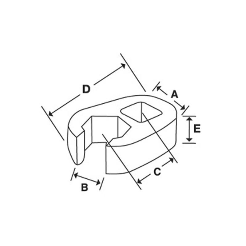 FRHM19 - Klucz pazurowy 3/8" 6-kątny, oczkowo-otwarty, Flank Drive®, 19 mm
