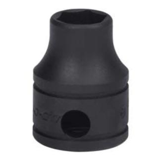 GFS081 - Nasadka czerniona 3/8" 6-kątna, krótka, calowa, 1/4"