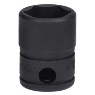 GFS161 - Nasadka czerniona 3/8" 6-kątna, krótka, calowa, 1/2"