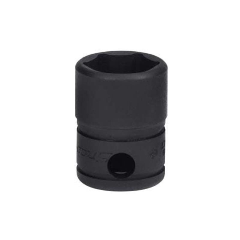 GFS181 - Nasadka czerniona 3/8" 6-kątna, krótka, calowa, 9/16"