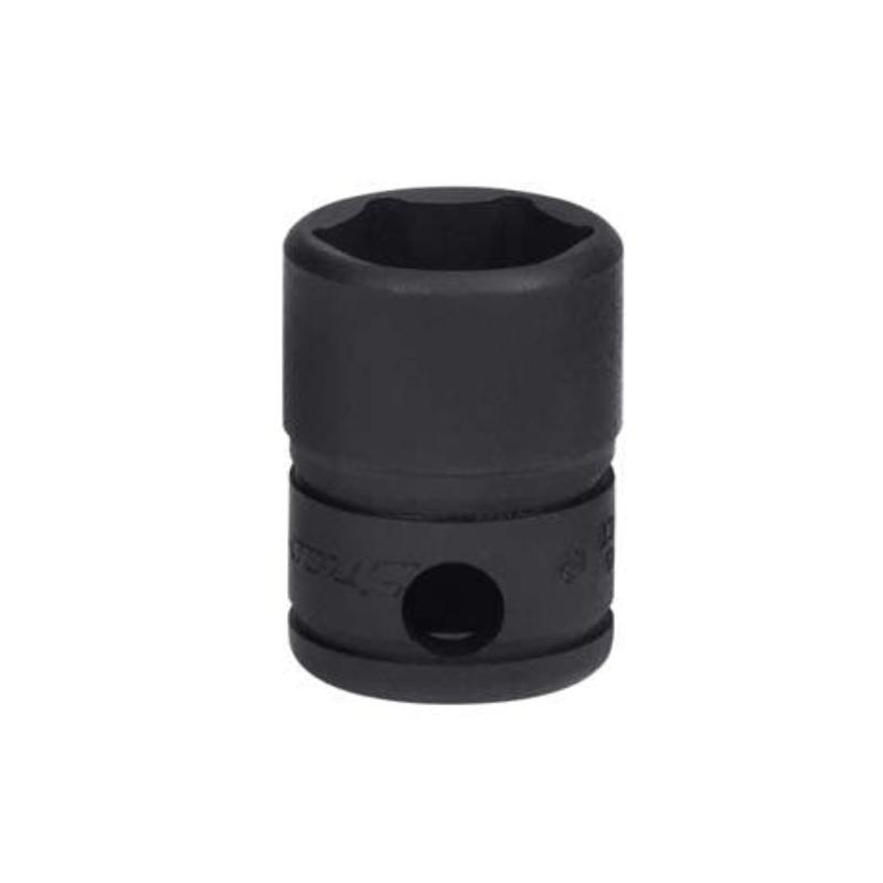 GFS201 - Nasadka czerniona 3/8" 6-kątna, krótka, calowa, 5/8"