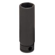 GSTM14 - Nasadka czerniona 1/4" 6-kątna, długa, calowa, 7/16"