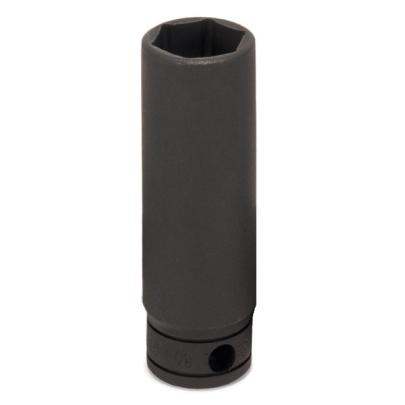 GSTM14 - Nasadka czerniona 1/4" 6-kątna, długa, calowa, 7/16"