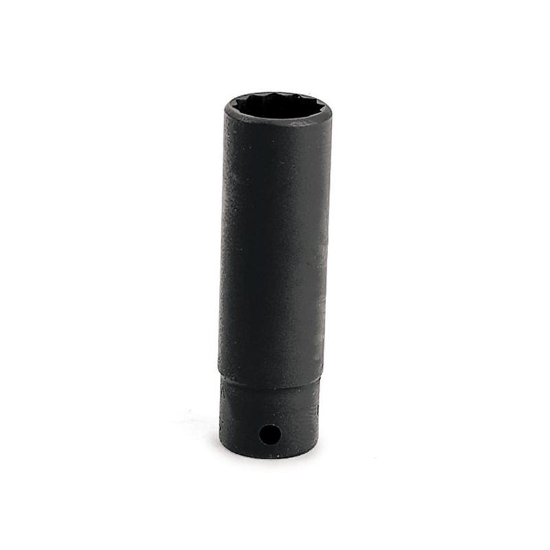 GSTMD10 - Nasadka czerniona 1/4" 12-kątna, długa, calowa, 5/16"
