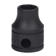GTM7 - Nasadka czerniona 1/4" 6-kątna, krótka, calowa, 7/32"