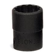 GTMD9 - Nasadka czerniona 1/4" 12-kątna, krótka, calowa, 9/32"