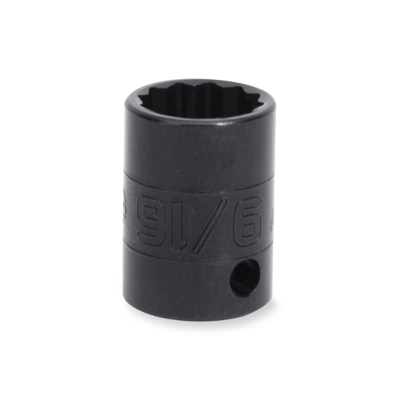 IMDF120A - Nasadka udarowa 3/8" 12-kątna, krótka, calowa, 3/8"