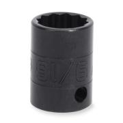IMDF120A - Nasadka udarowa 3/8" 12-kątna, krótka, calowa, 3/8"