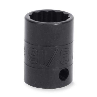 IMDF120A - Nasadka udarowa 3/8" 12-kątna, krótka, calowa, 3/8"