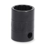 IMDF180 - Nasadka udarowa 3/8" 12-kątna, krótka, calowa, 9/16"