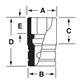 IMDFM11A - Nasadka udarowa 3/8" 12-kątna, krótka, metryczna, 11 mm