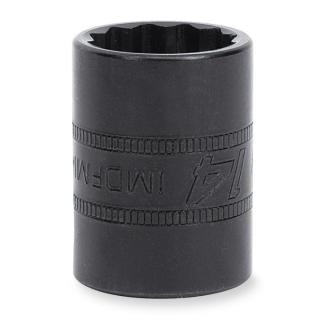 IMDFM12 - Nasadka udarowa 3/8" 12-kątna, krótka, metryczna, 12 mm